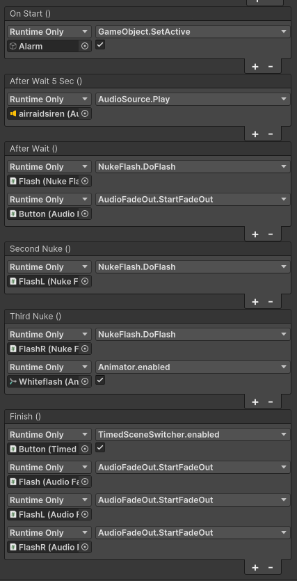 Unity Events Sequence
